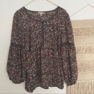 Max Studio Floral Blouse